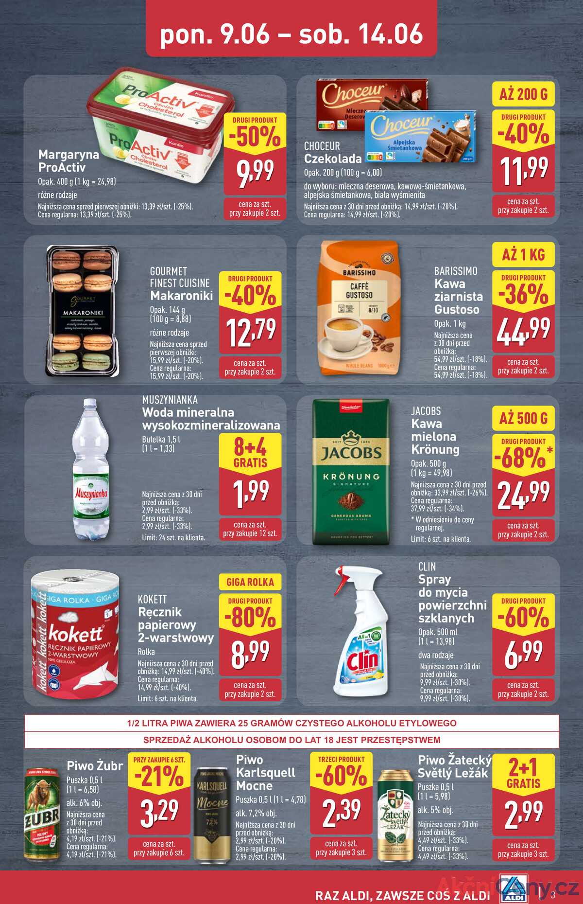 Leták Aldi Polsko 12.6.-14.6.2025 - Víkendová nabídka strana 3