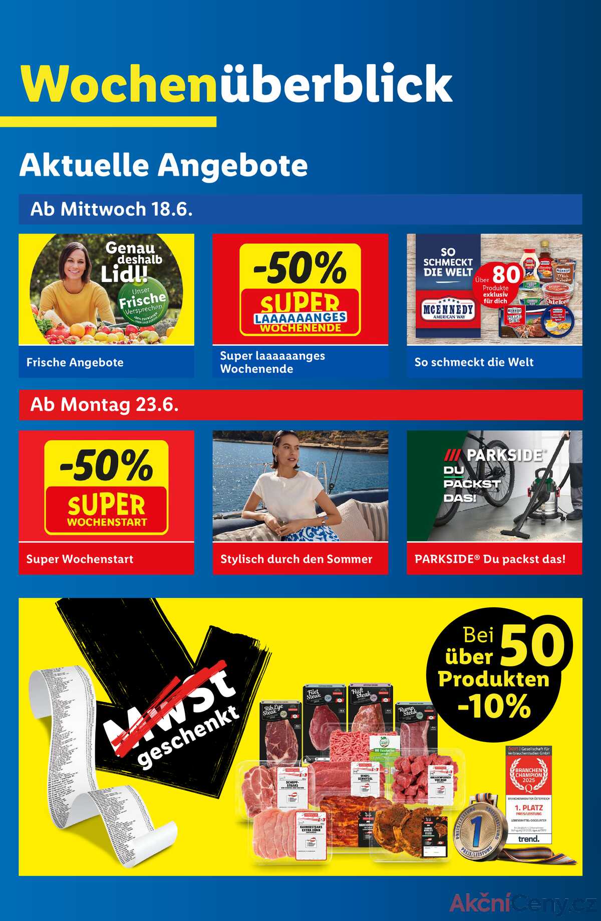 Leták Lidl Rakousko 18.6.-25.6.2025 strana 2