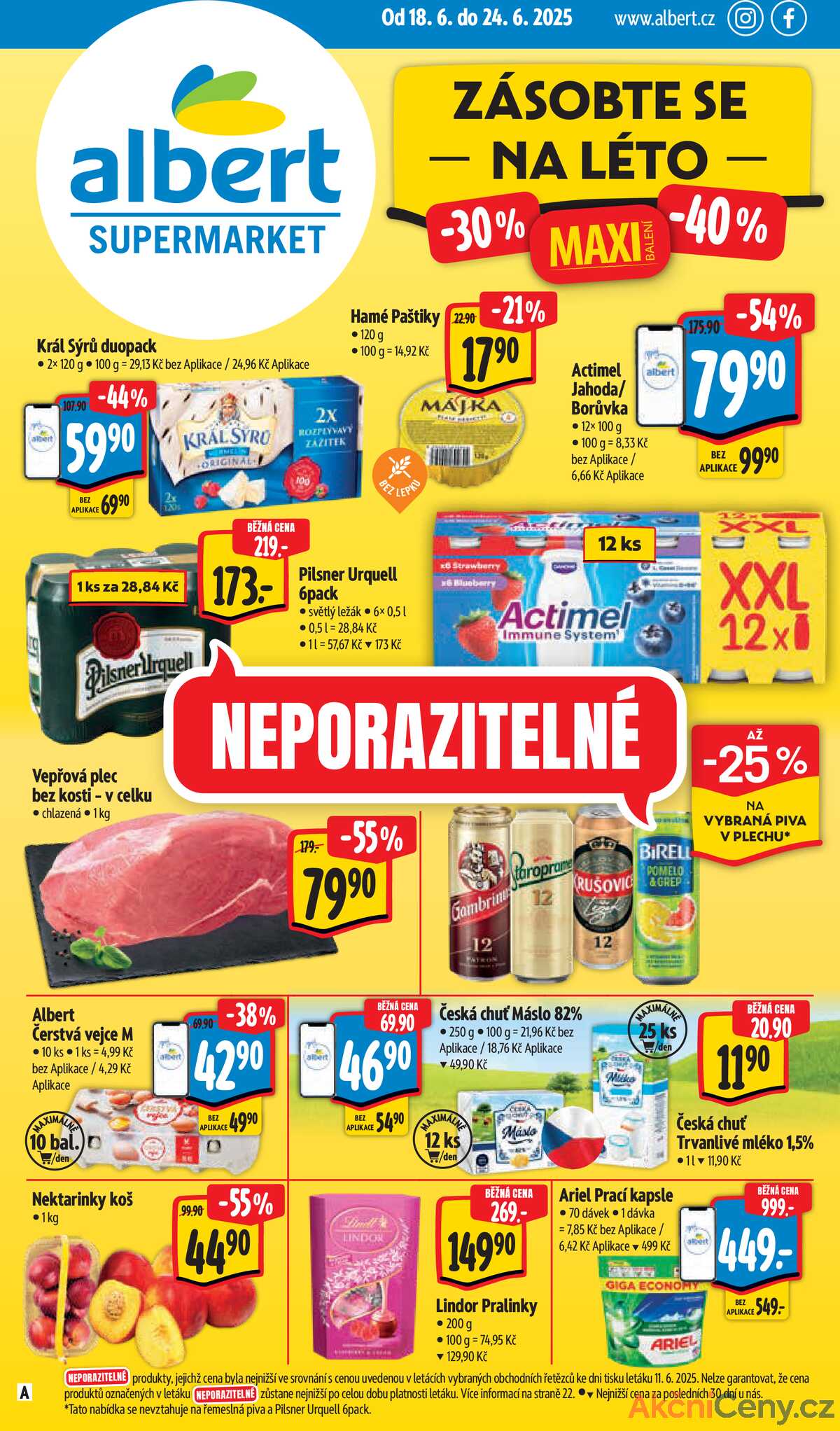Albert Supermarket od 18.6. do 24.6.2025 strana 1