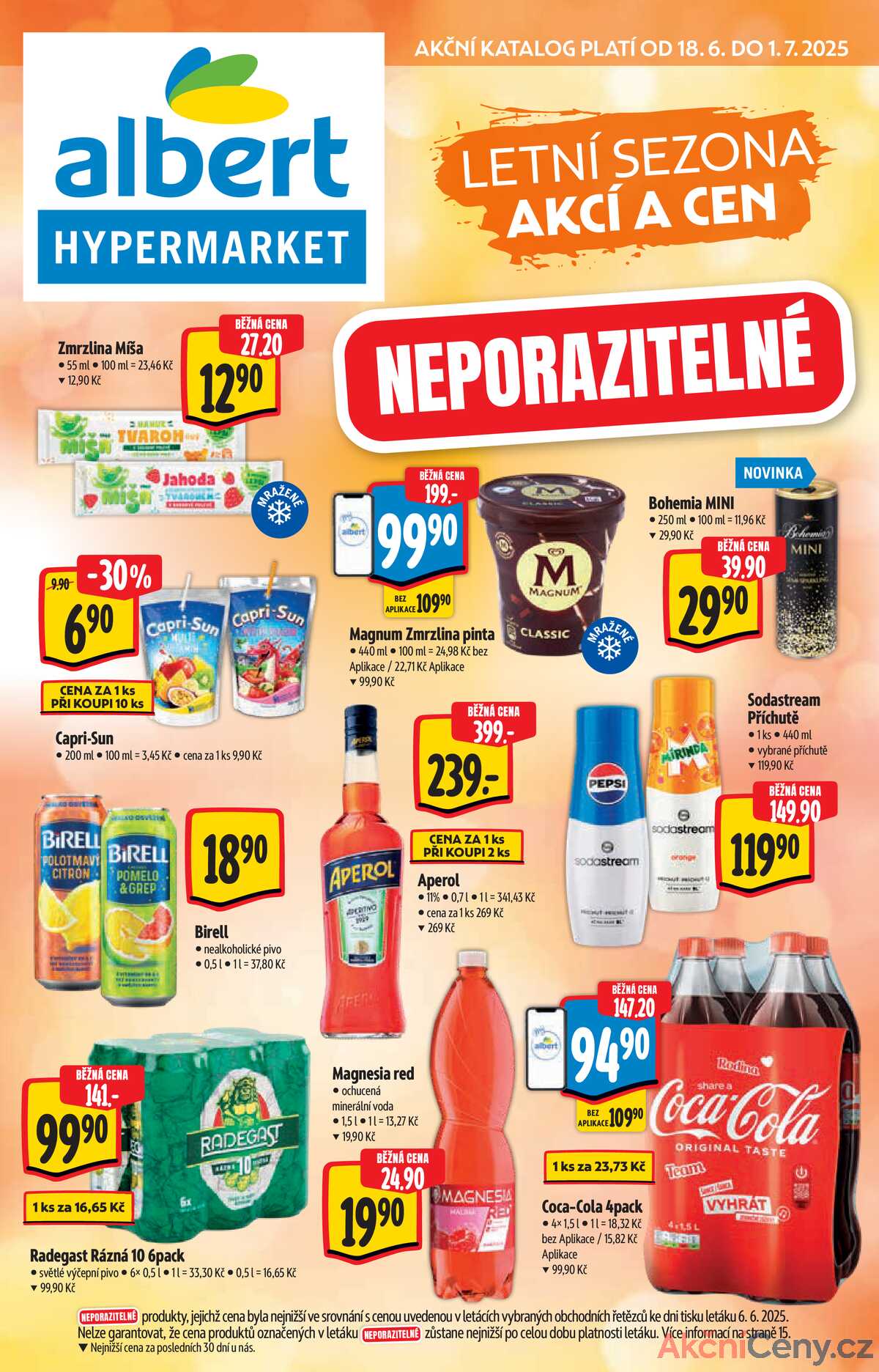 Albert  Hypermarket katalog Léto od 18.6. do 1.7.2025 strana 1