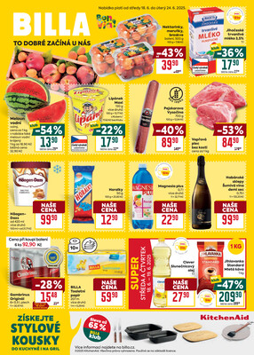 Billa malý leták od 18.6. do 24.6.2025
