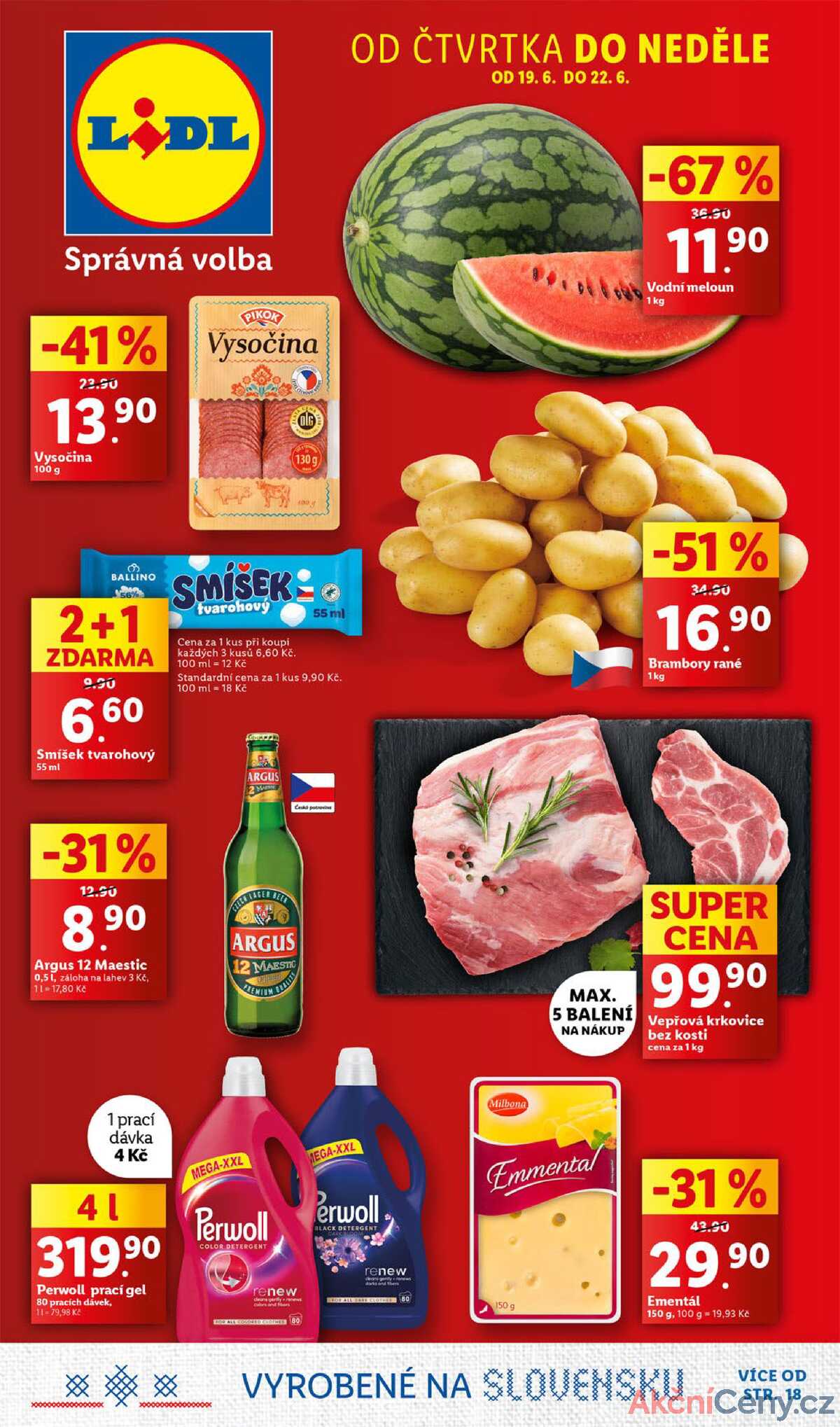Lidl Čtvrtek od 19.6. do 22.6.2025 strana 1