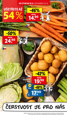 Lidl Čtvrtek od 19.6. do 22.6.2025