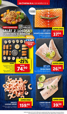 Lidl Čtvrtek od 19.6. do 22.6.2025