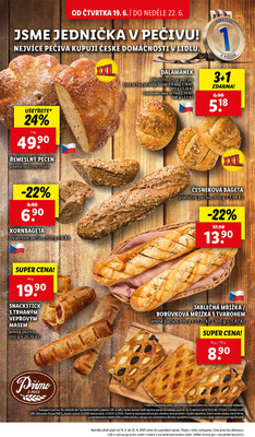 Lidl Čtvrtek od 19.6. do 22.6.2025