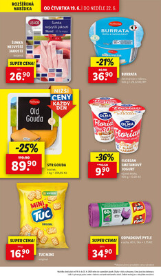 Lidl Čtvrtek od 19.6. do 22.6.2025