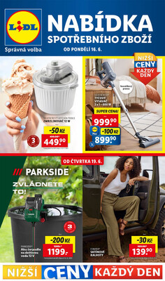 Lidl Spotřební zboží 16.6. - 22.6.