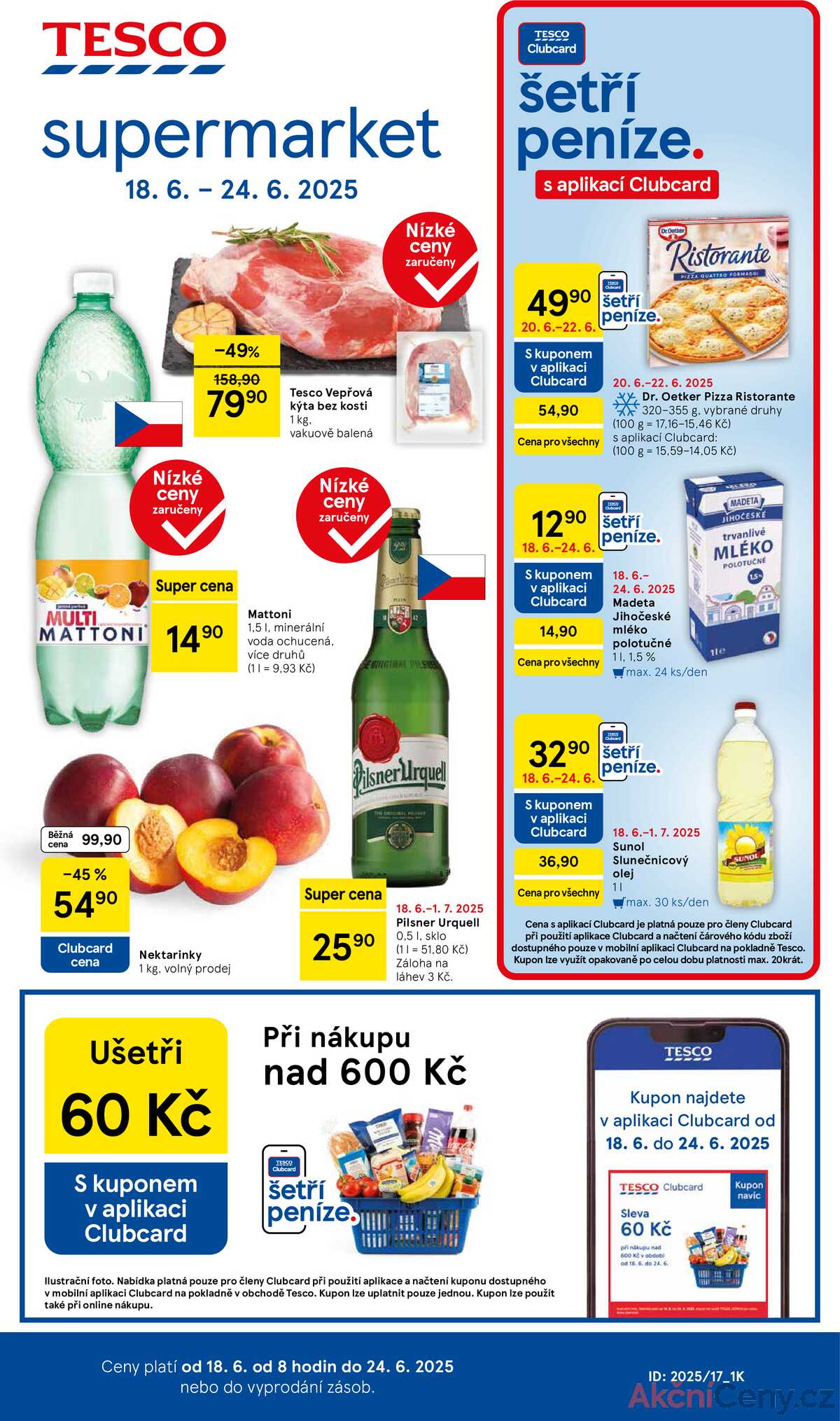 Tesco supermarkety od 18.6. do 24.6.2025 strana 1