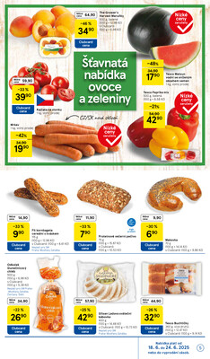 Tesco supermarkety od 18.6. do 24.6.2025