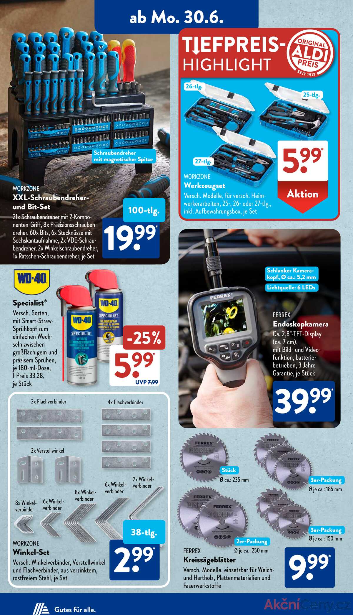 Leták ALDI SÜD Německo 30.6.-6.7.2025 strana 3