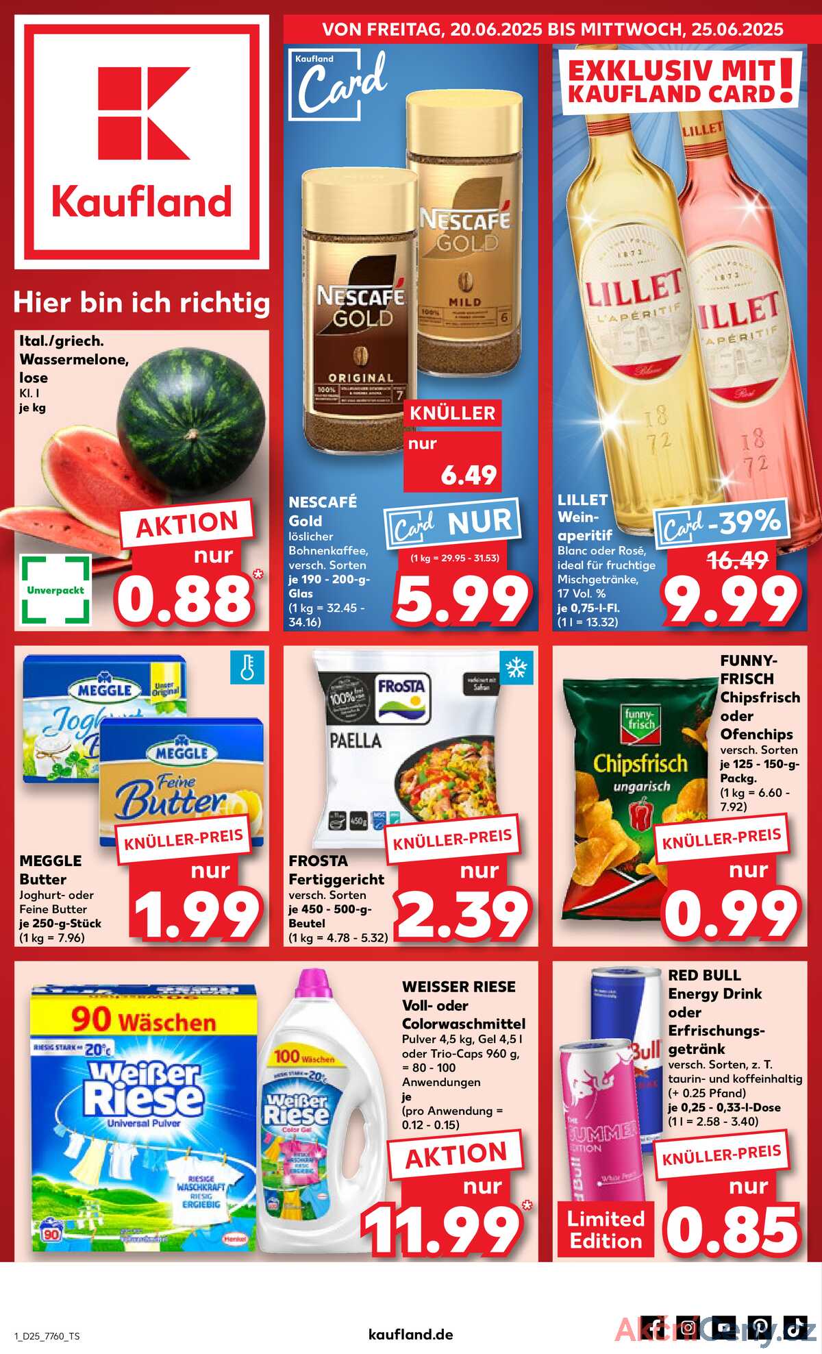 Leták Kaufland Německo 19.6.-25.6.2025 strana 1
