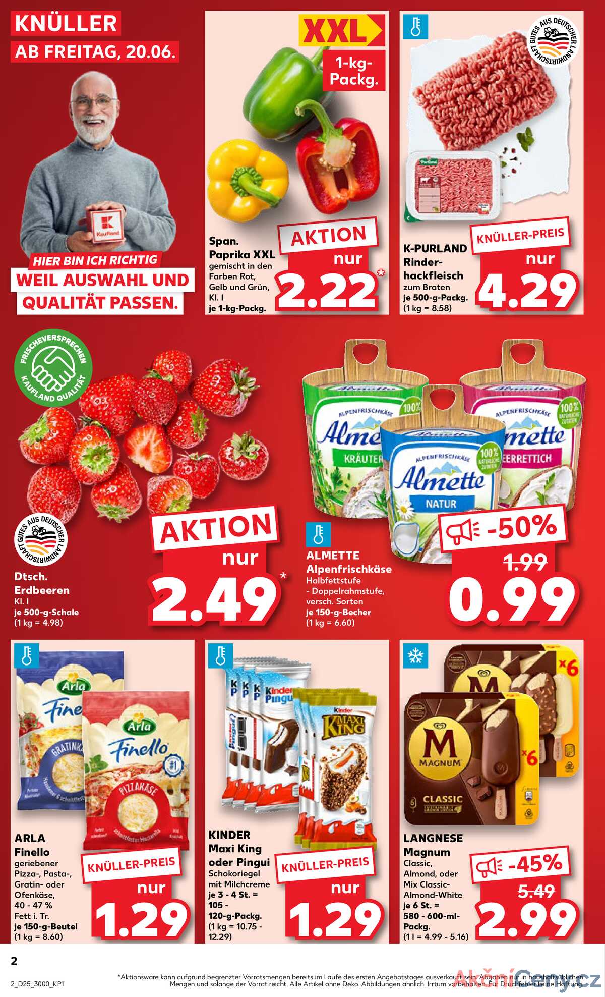 Leták Kaufland Německo 19.6.-25.6.2025 strana 2