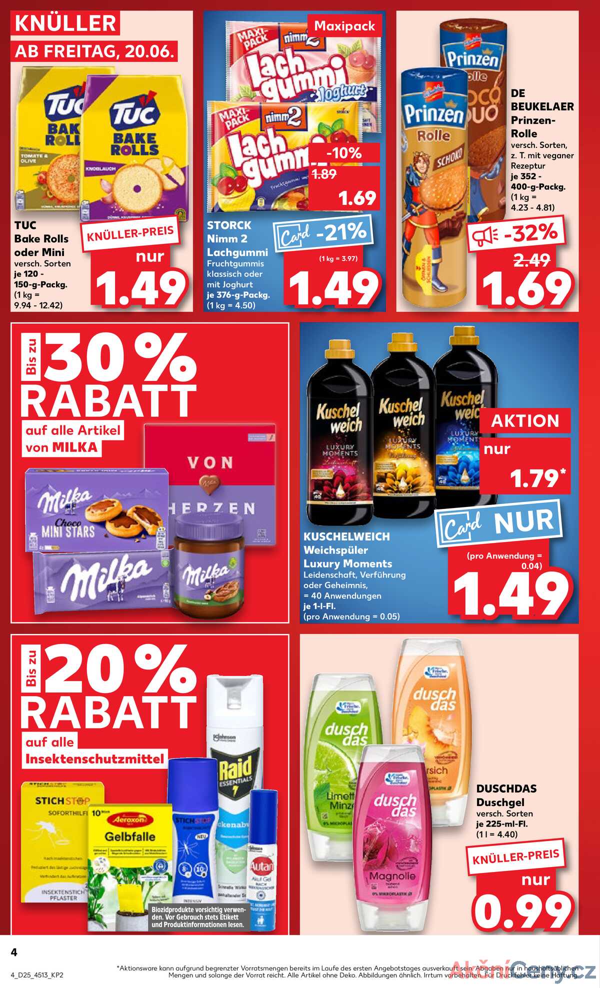 Leták Kaufland Německo 19.6.-25.6.2025 strana 4