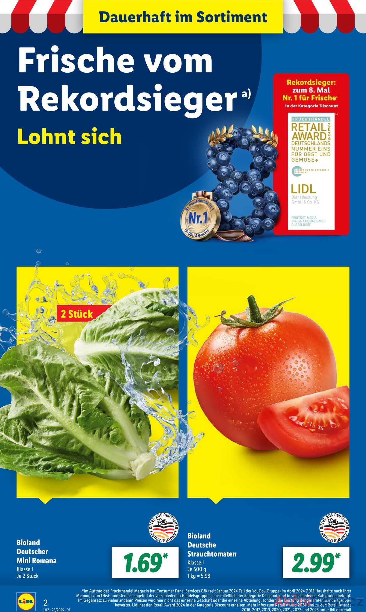 Leták Lidl Německo 23.6.-28.6.2025 strana 2