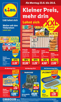 Leták Lidl Německo 23.6.-28.6.2025