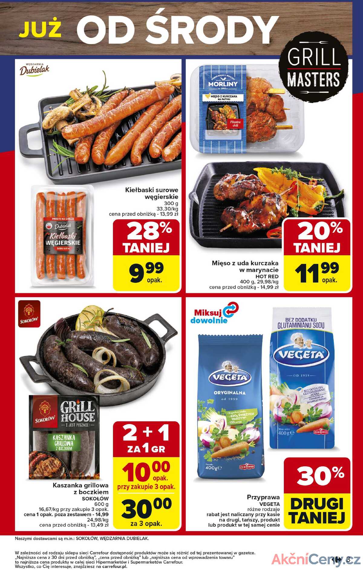 Leták Carrefour Polsko 18.6.-21.6.2025 - Víkendové akce od středy strana 3