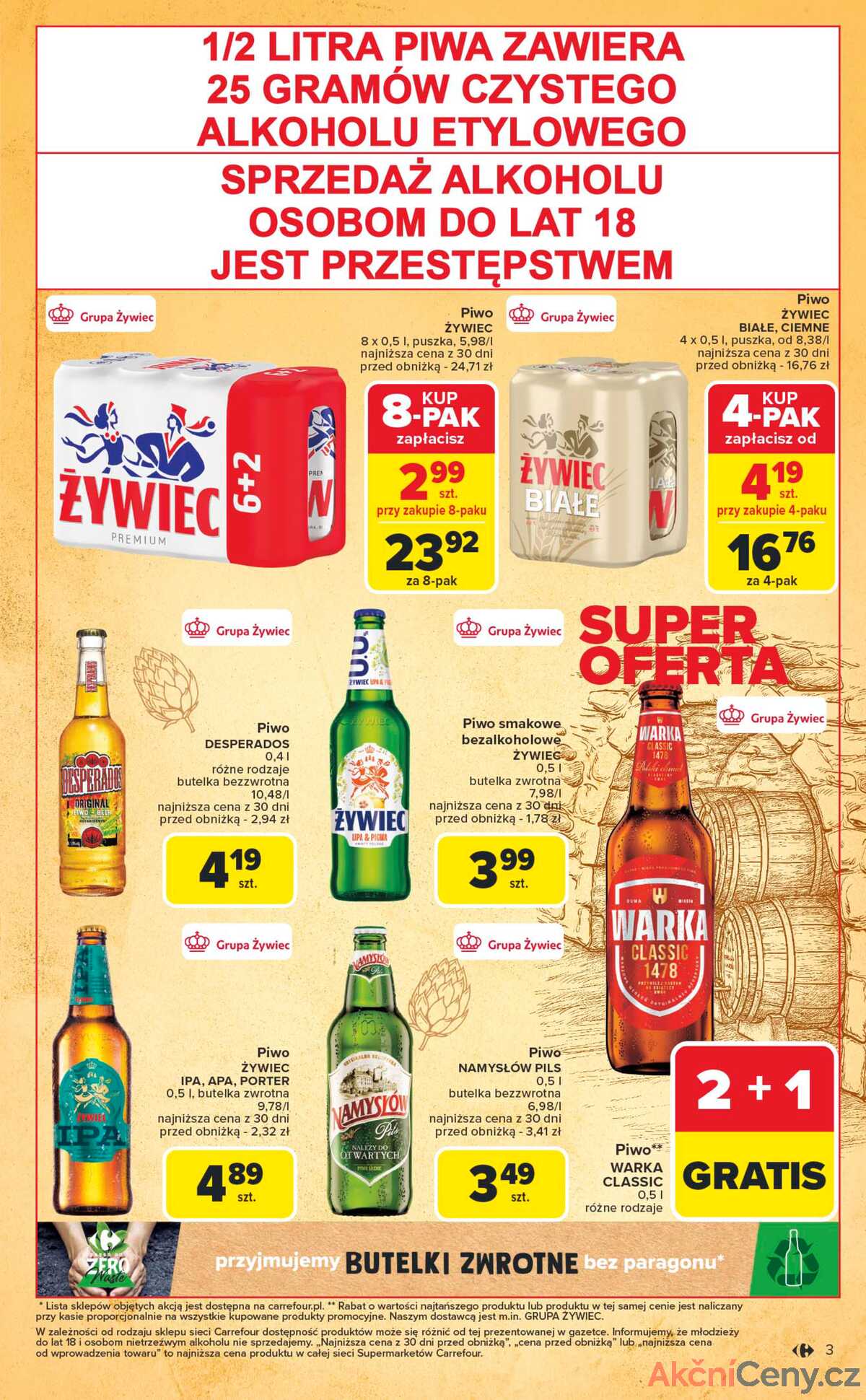 Leták Carrefour Polsko 16.6.-29.6.2025 - Pivní festival strana 3