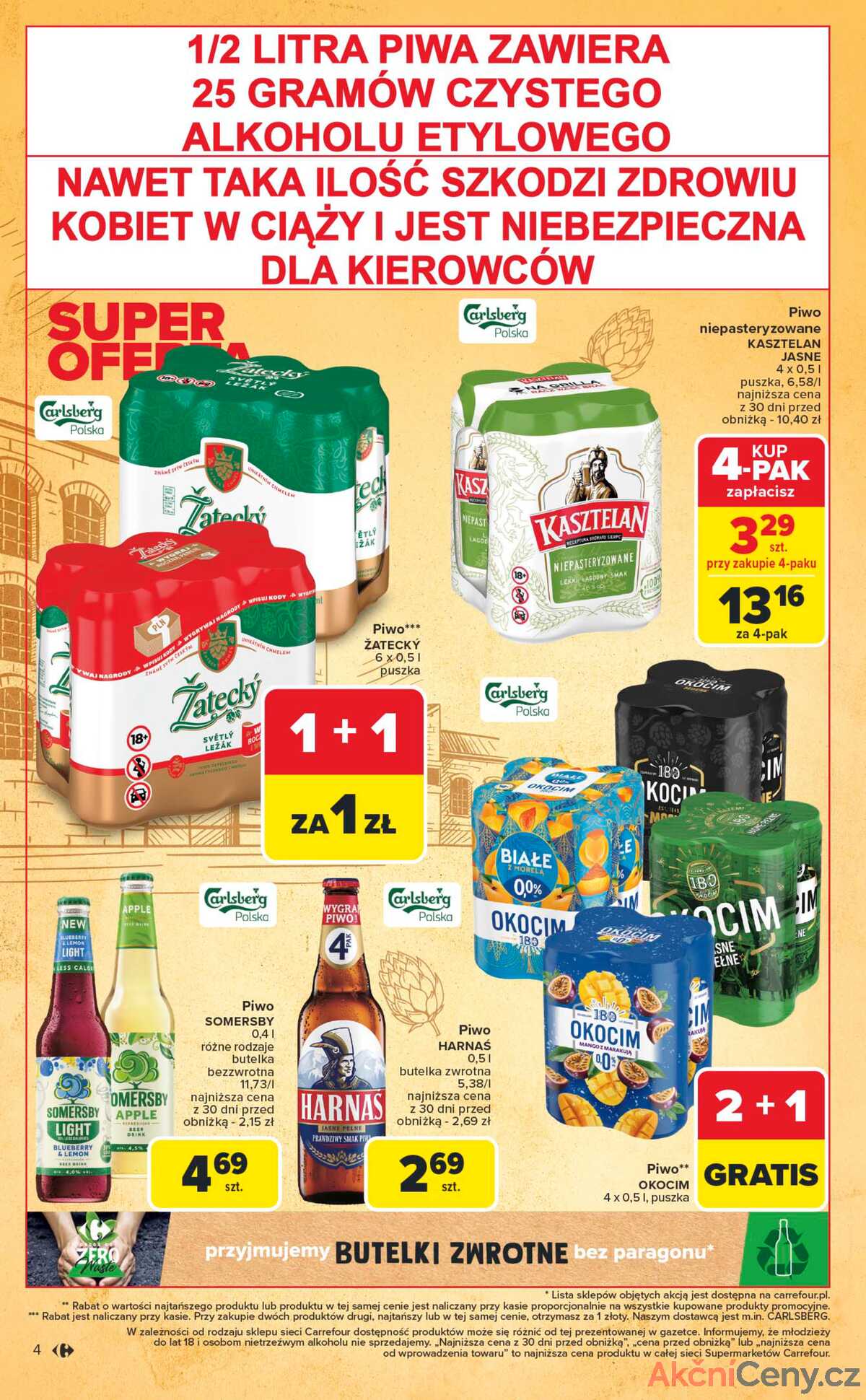 Leták Carrefour Polsko 16.6.-29.6.2025 - Pivní festival strana 4