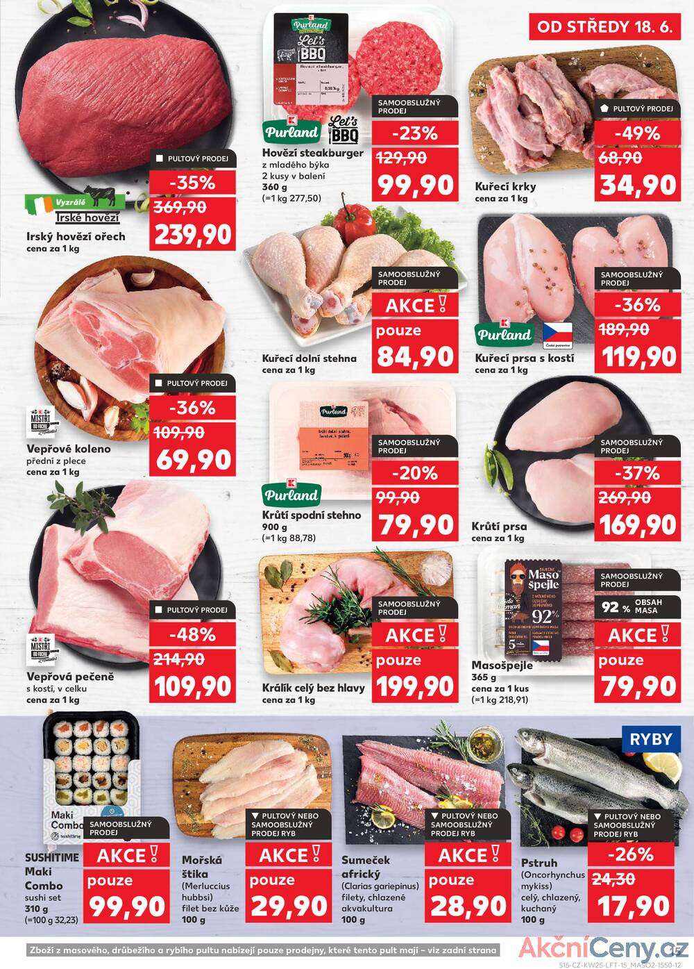 Leták Kaufland - Kaufland 18.6. - 24.6. - Kaufland - Strakonice - strana 15