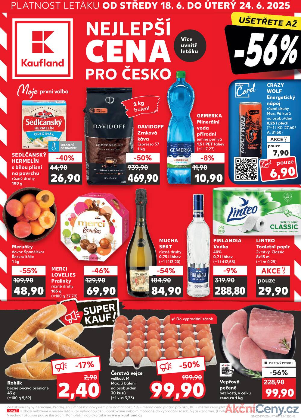 Leták Kaufland - Kaufland 18.6. - 24.6. - Kaufland - Trutnov - strana 1