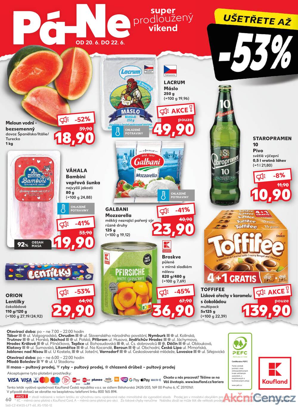 Leták Kaufland - Kaufland 18.6. - 24.6. - Kaufland - Česká Lípa - strana 60