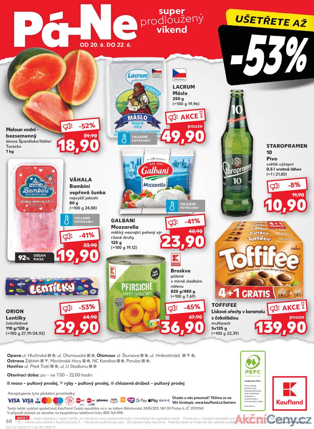 Leták Kaufland - Kaufland 18.6. - 24.6. - Kaufland - Ostrava - Poruba - strana 60