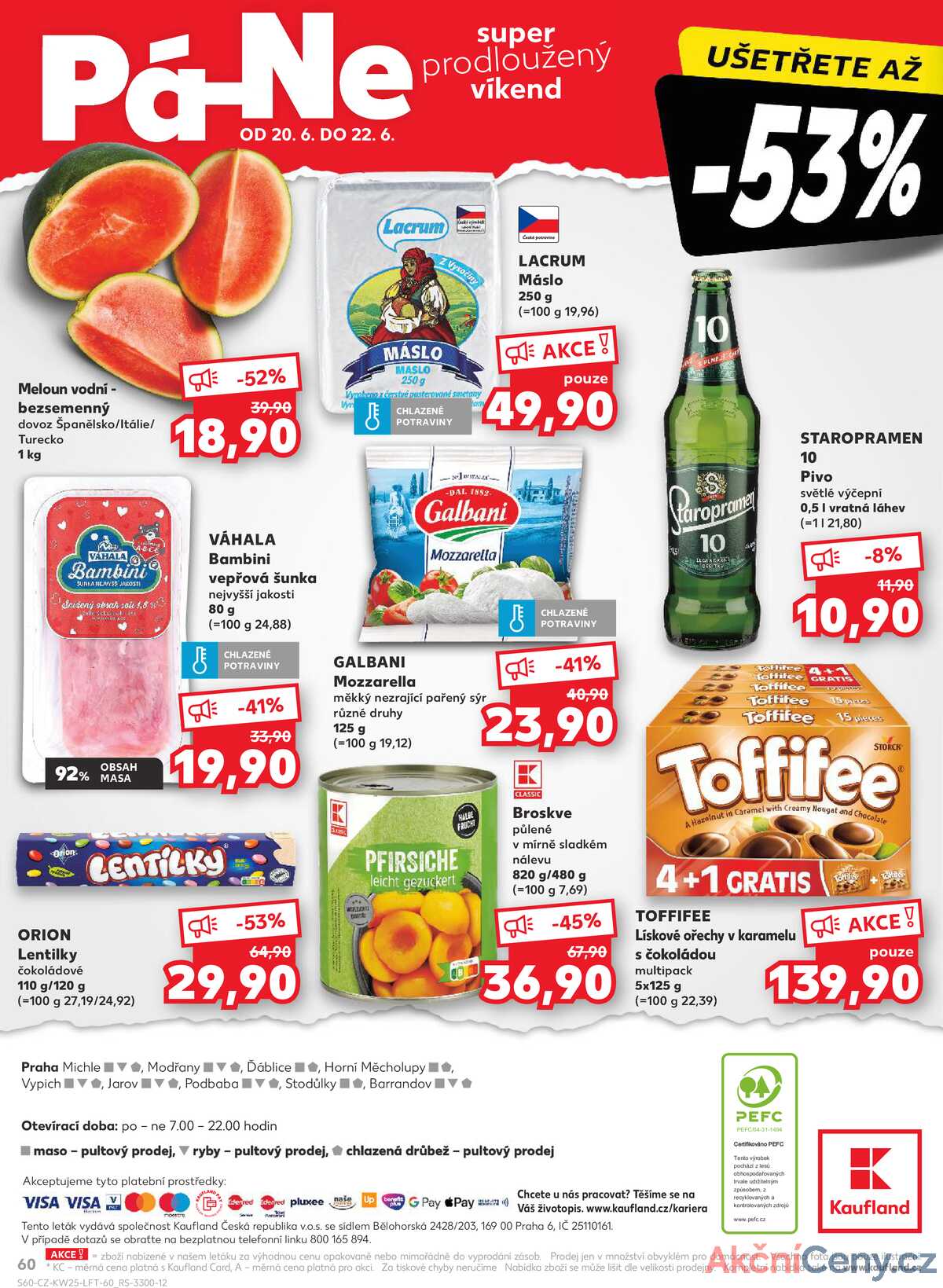 Kaufland 18.6. - 24.6. - Kaufland - Praha 5 (Stodůlky) strana 60