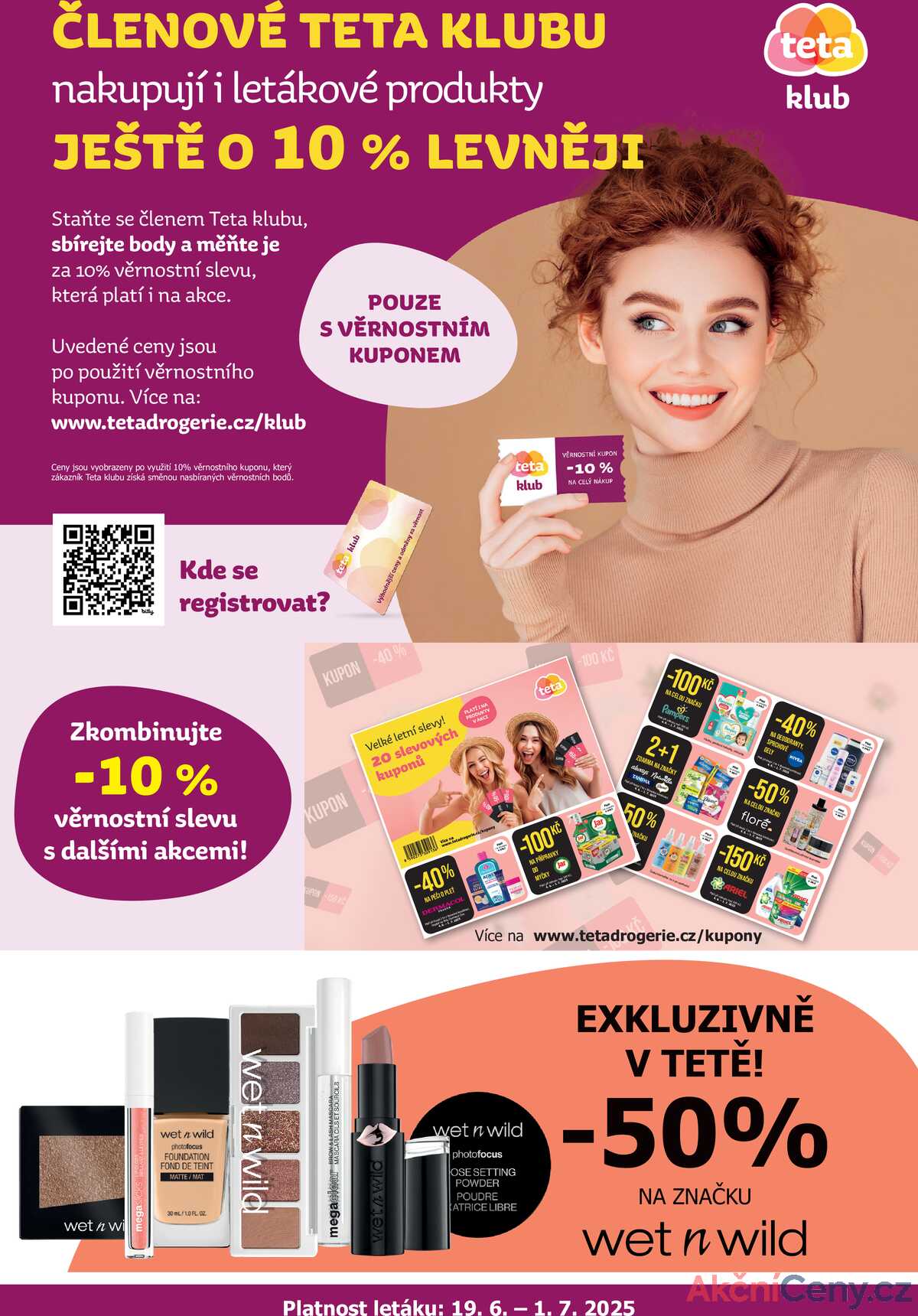 Teta drogerie Klub 19.6. - 1.7. strana 1