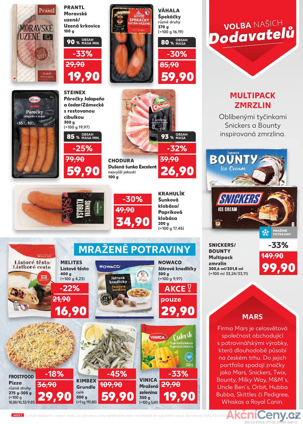 Leták Kaufland - Kaufland 18.6. - 24.6. - Kaufland - Brno - Ponava - strana 33