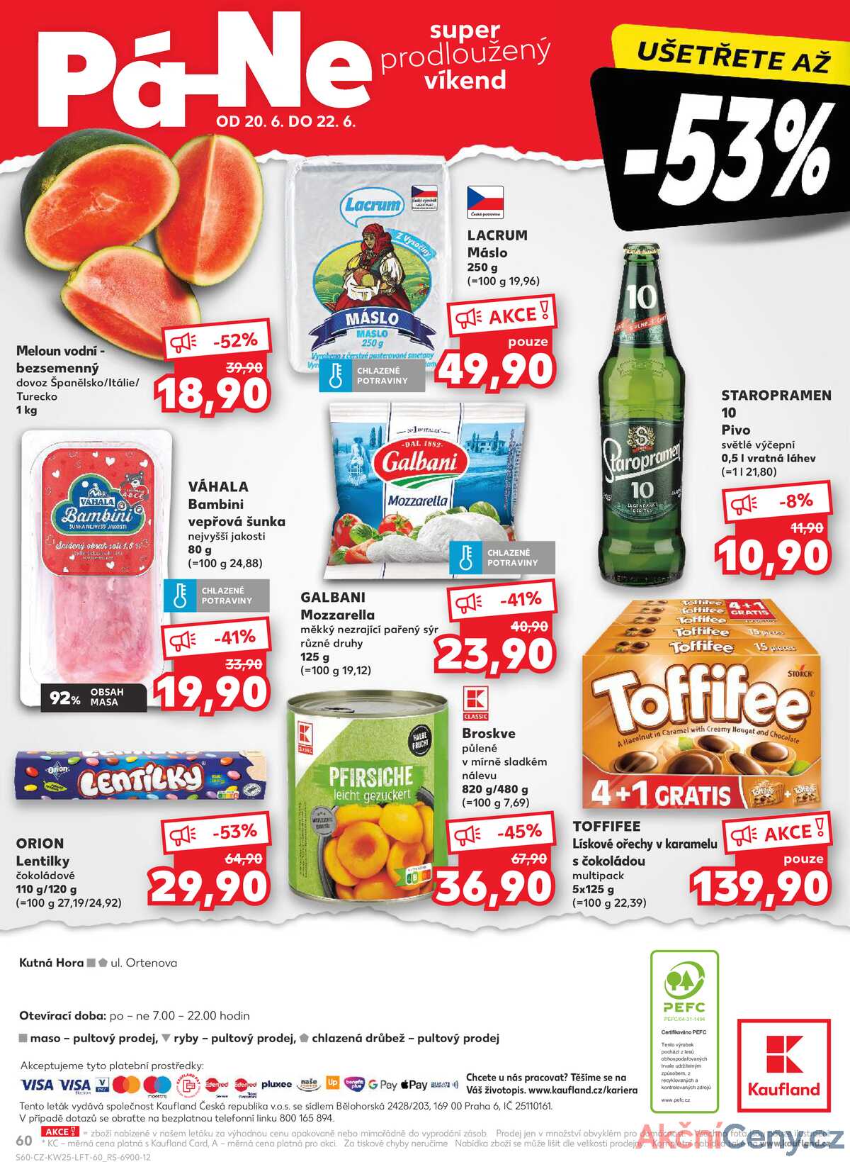 Kaufland 18.6. - 24.6. - Kaufland - Kutná Hora strana 60