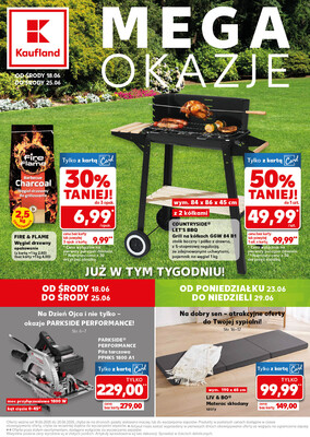 Leták Kaufland Polsko 18.6.-25.6.2025