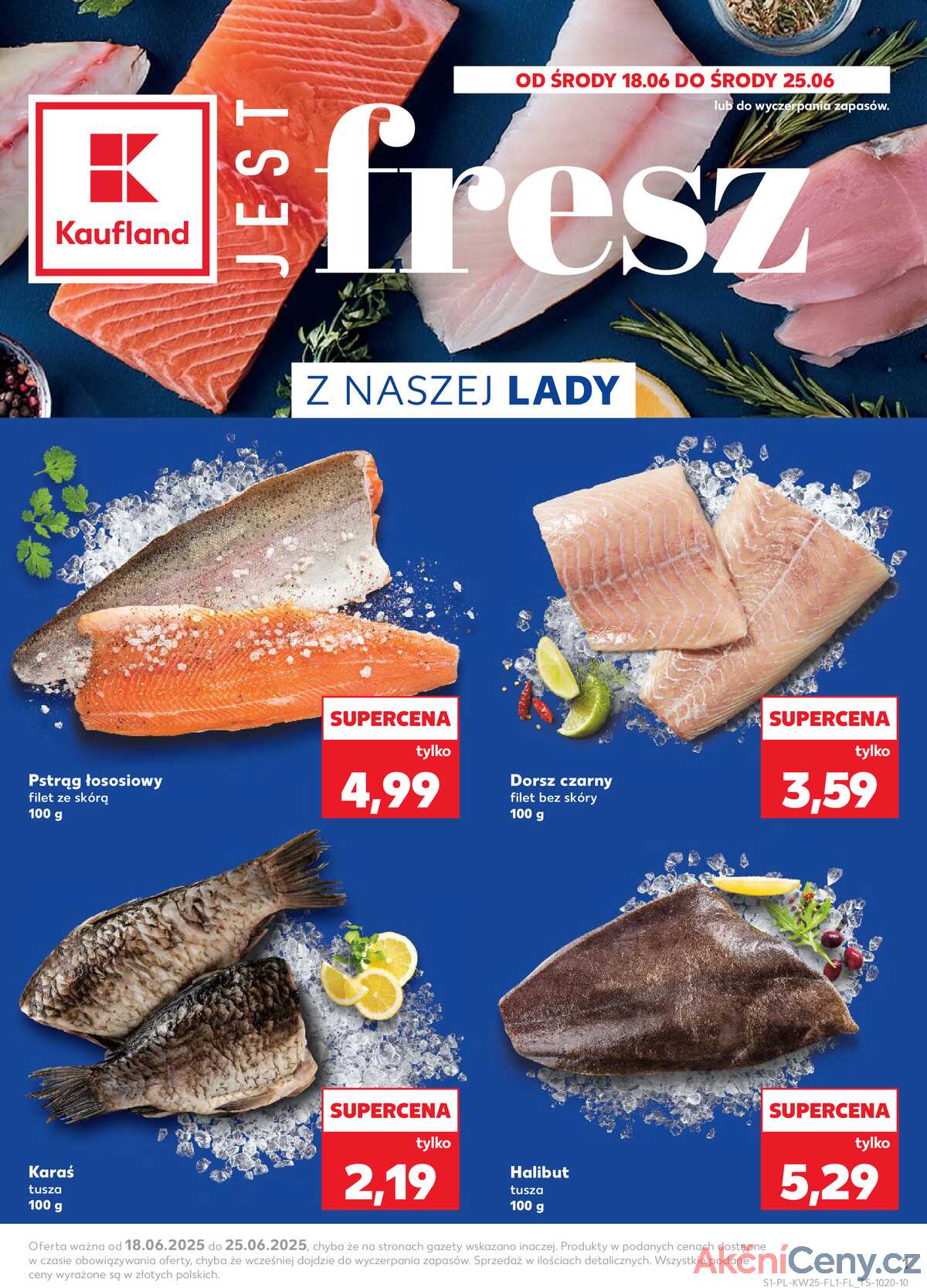 Leták Kaufland Polsko 18.6.-25.6.2025 strana 1