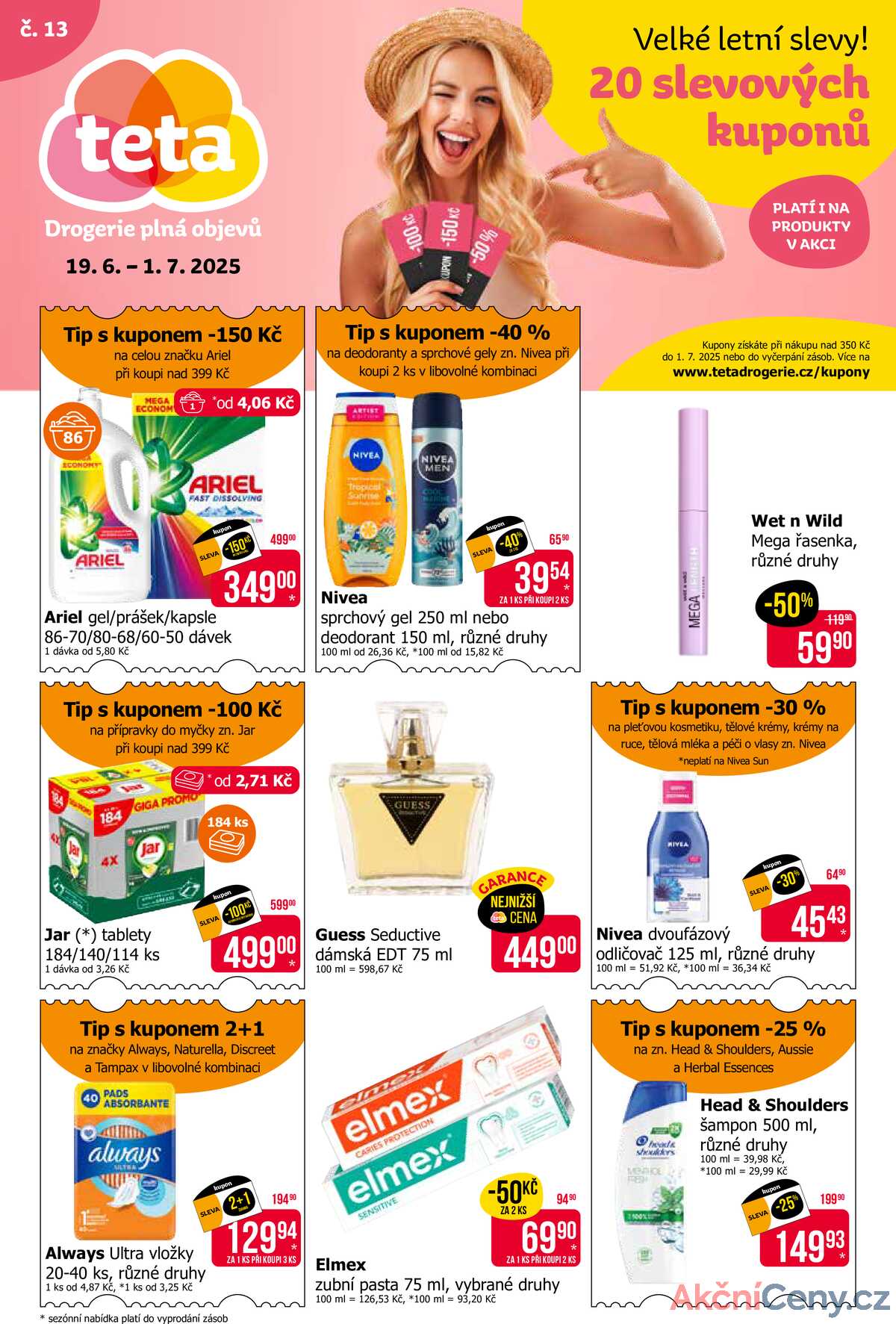 Teta drogerie  od 19.6. do 1.7.2025 strana 1