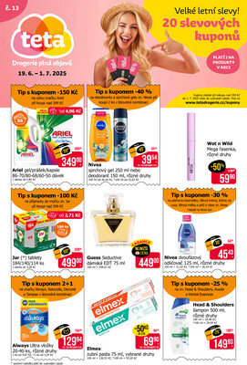 Teta drogerie  od 19.6. do 1.7.2025