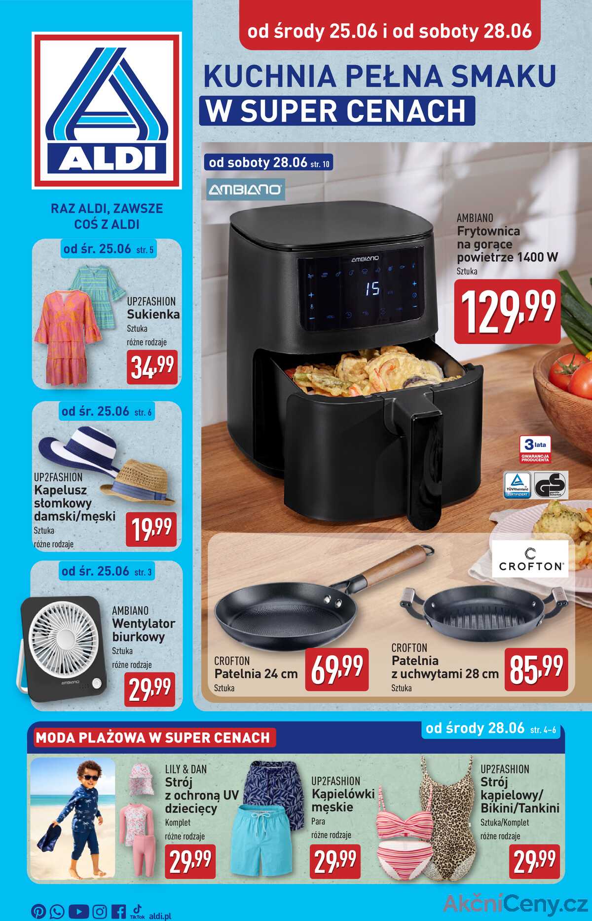 Leták Aldi Polsko 25.6.-1.7.2025 strana 1