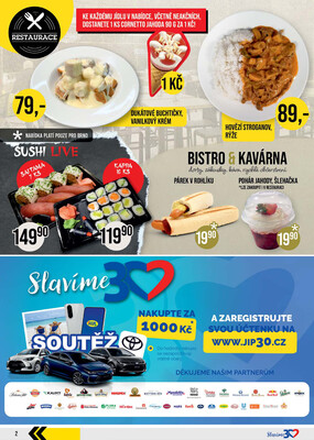 JIP Cash & Carry Brno, Praha, Ostrava od 18.6. do 24.6.2025