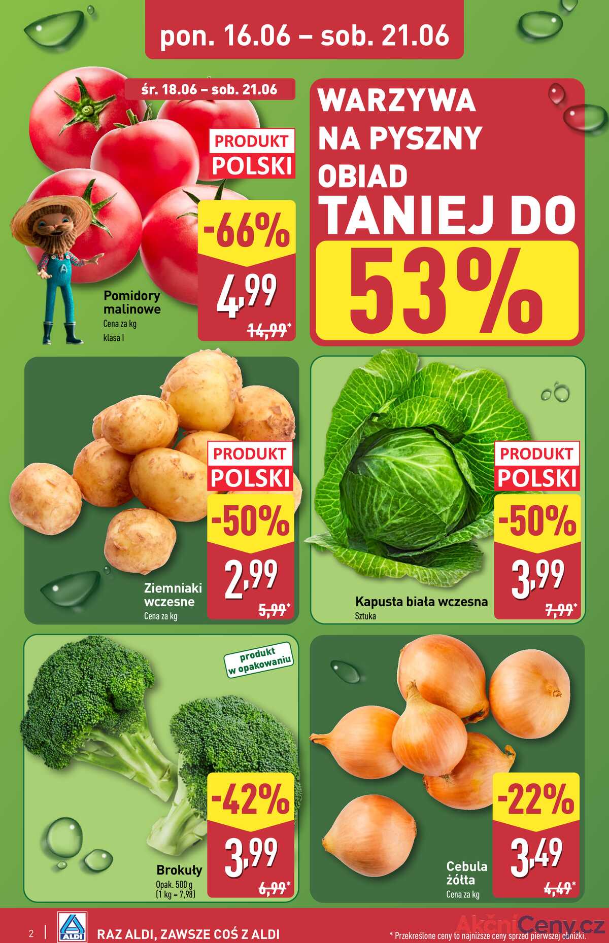 Leták Aldi Polsko 16.6.-21.6.2025 strana 2