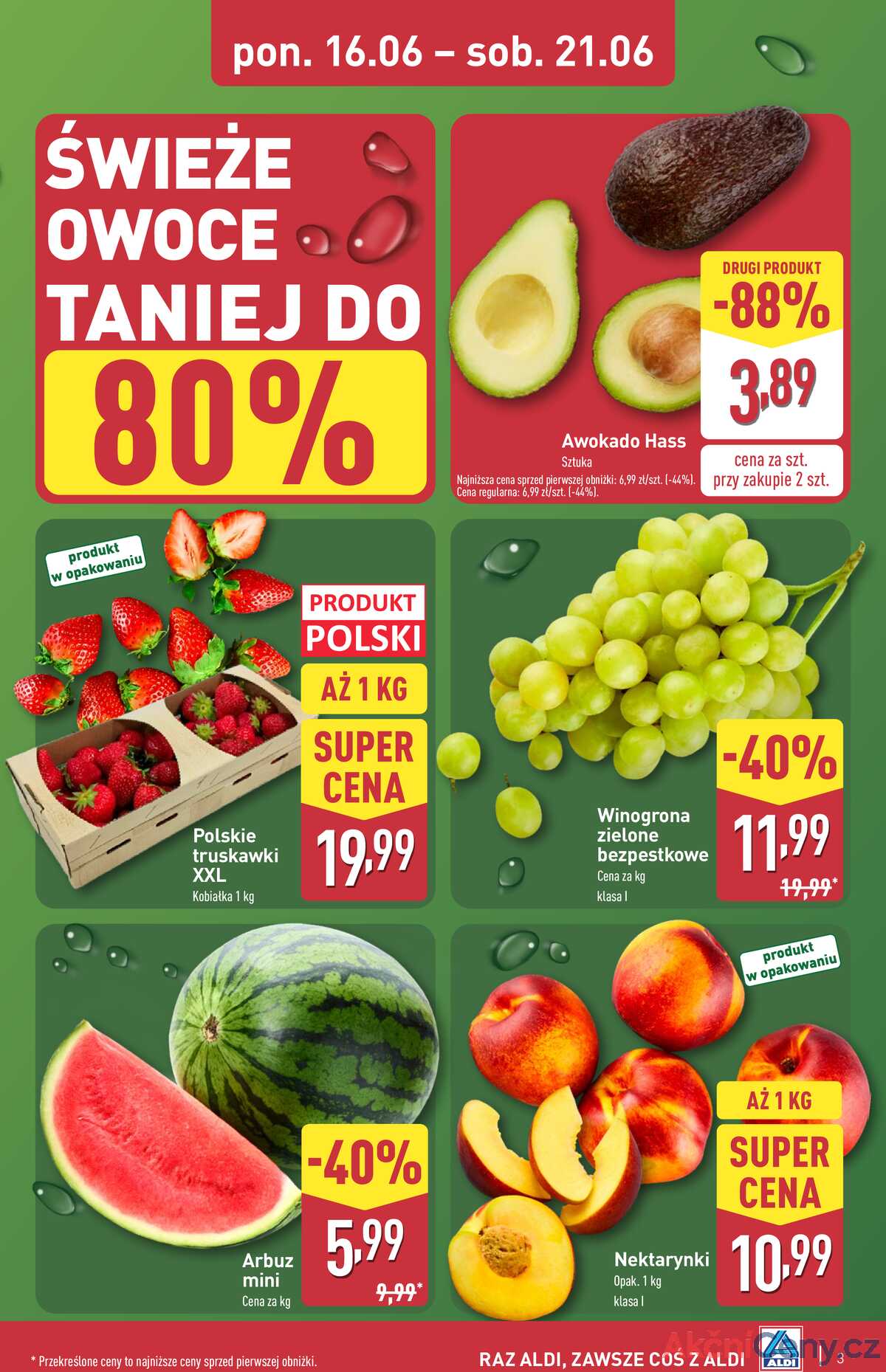 Leták Aldi Polsko 16.6.-21.6.2025 strana 3