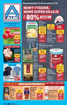 Leták Aldi Polsko 16.6.-21.6.2025