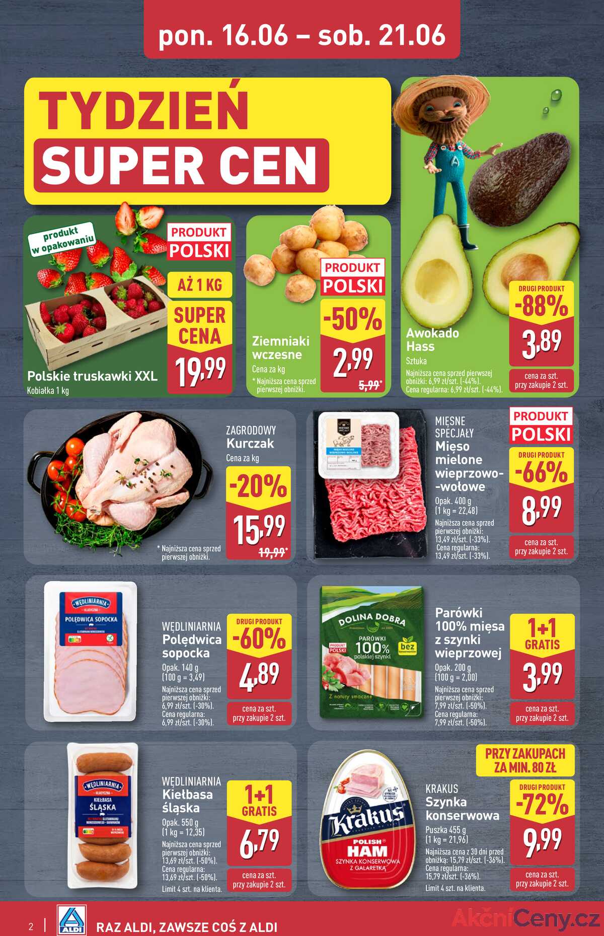 Leták Aldi Polsko 18.6.-21.6.2025 - Víkendová nabídka strana 2