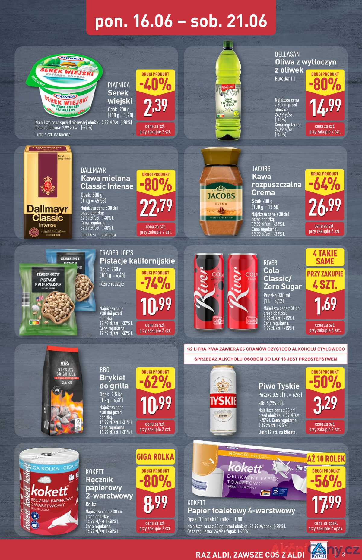 Leták Aldi Polsko 18.6.-21.6.2025 - Víkendová nabídka strana 3