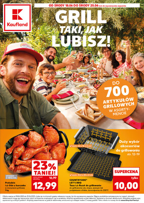 Leták Kaufland Polsko 18.6.-25.6.2025