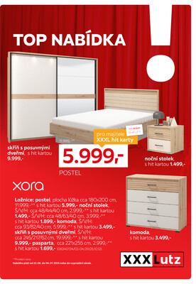 XXXLutz Top nabídka Ložnice 23.6. - 6.7.