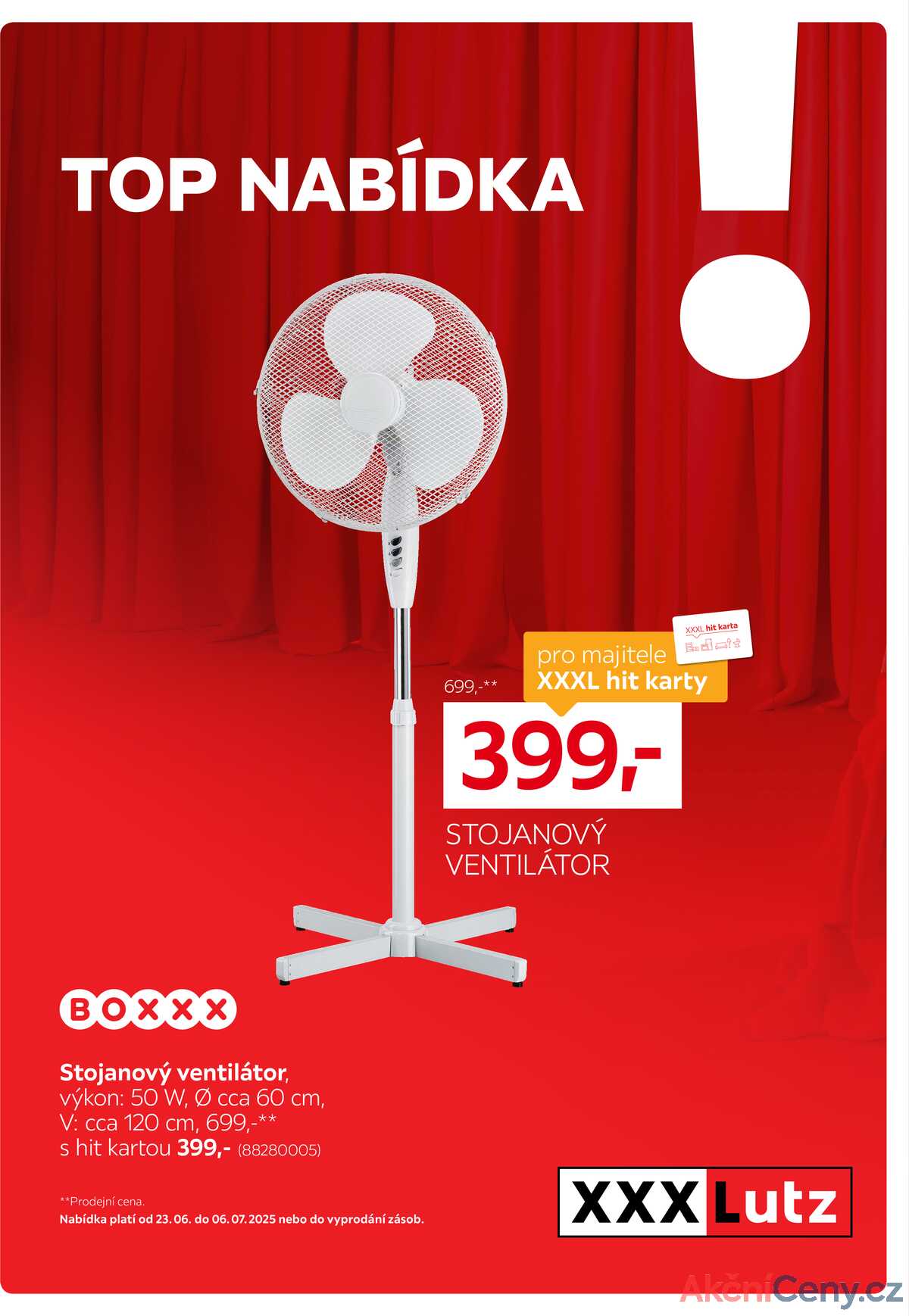 XXXLutz Top nabídka Stojanový ventilátor 23.6. - 6.7. strana 1