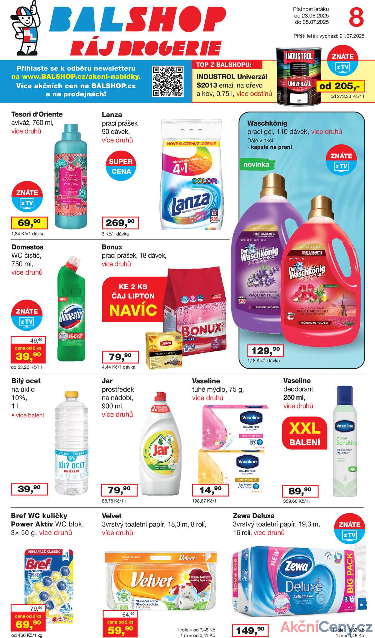 Ráj drogerie od 23.6. do 5.7.2025 strana 1
