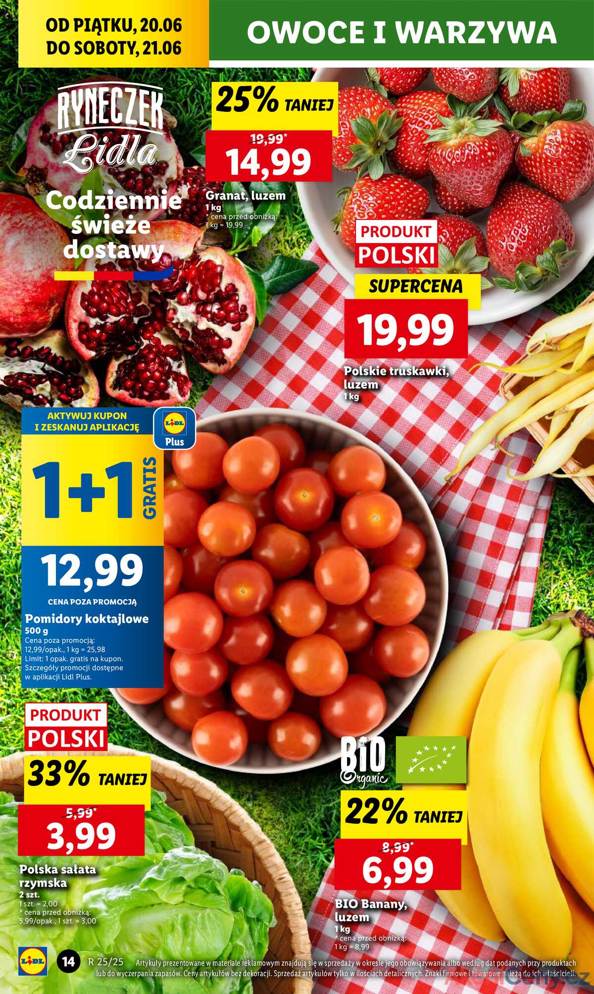 Leták Lidl Polsko 20.6.-21.6.2025 strana 20