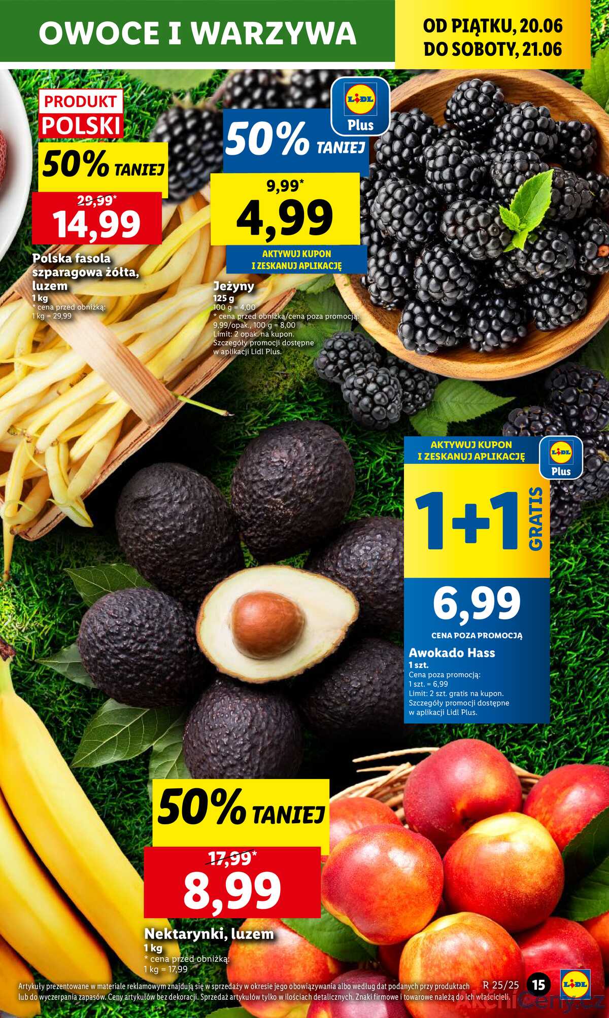 Leták Lidl Polsko 20.6.-21.6.2025 strana 21