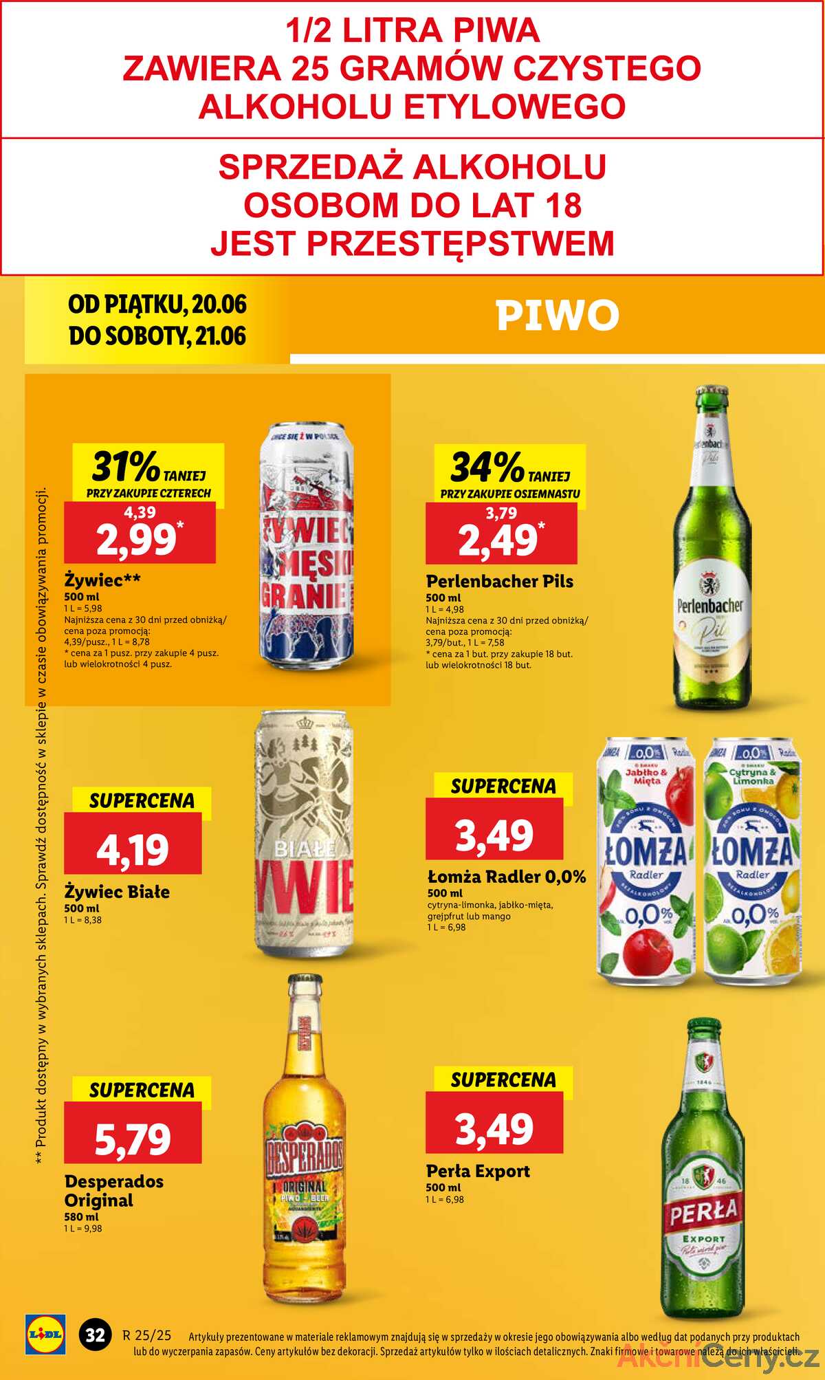 Leták Lidl Polsko 20.6.-21.6.2025 strana 42