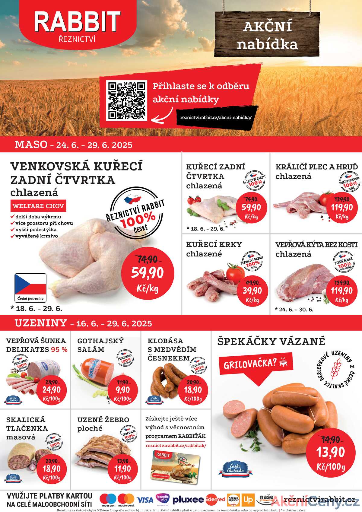 RABBIT řeznictví od 23.6. do 29.6.2025 strana 1