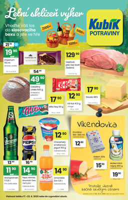 Kubík potraviny letáky